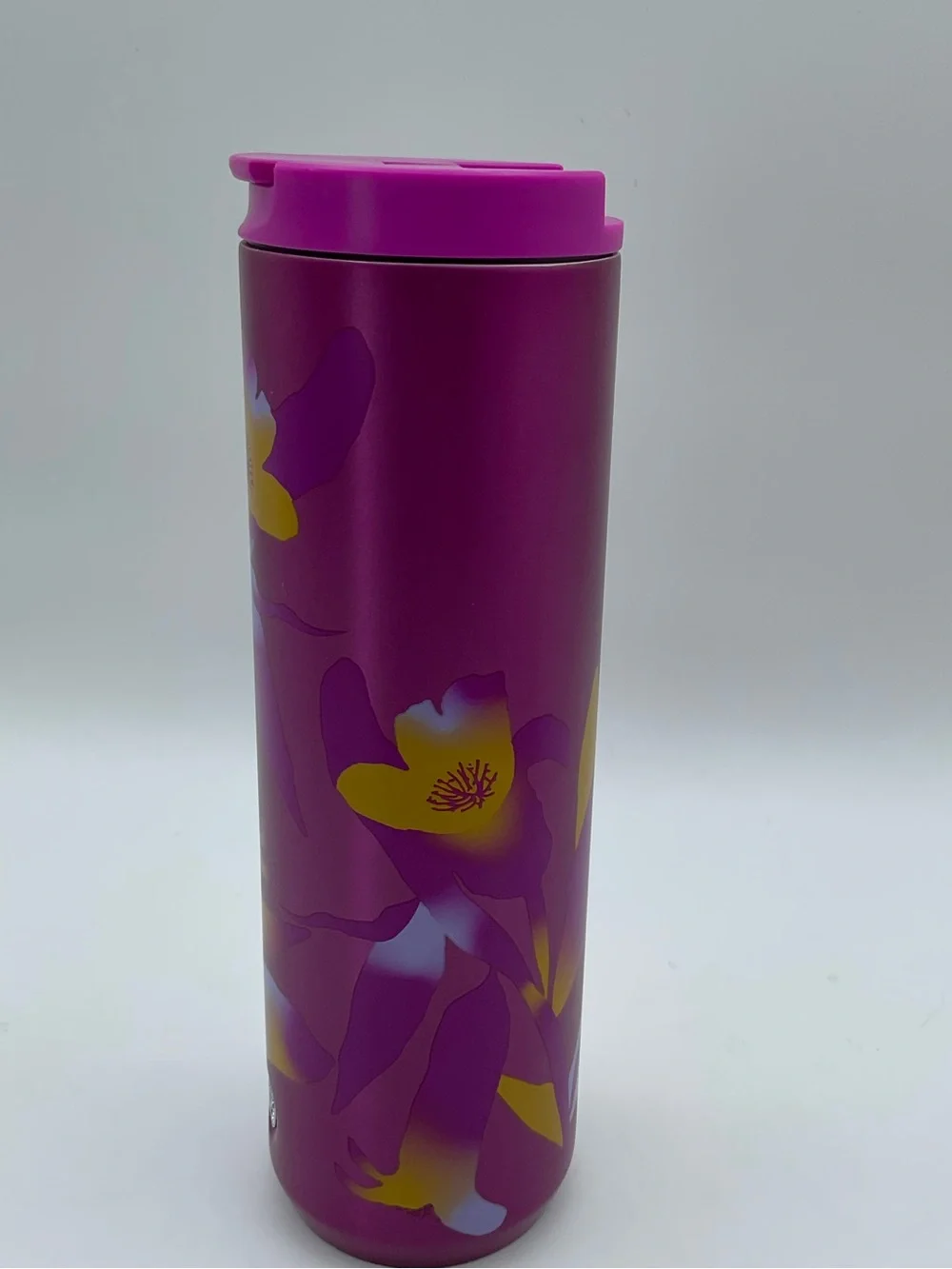 Starbucks 2020 Pink Floral Stainless Steel Tumbler 16 oz New w Original Insert
